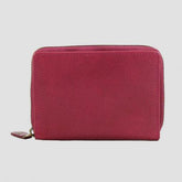 Pink Leather purse rear view